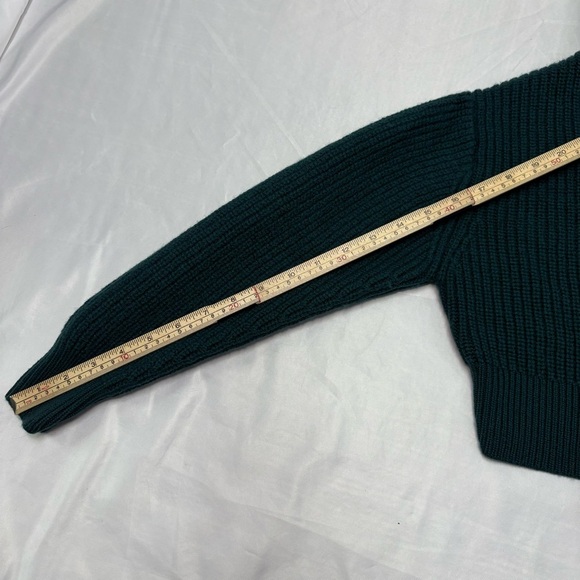 Wilfred By Aritzia Womens Small Cropped Merino Wool Cowl Neck Turtleneck Sweater - Picture 7 of 12